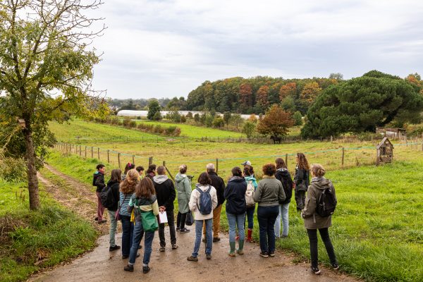 Visite de la ferme de l'Abbatiale